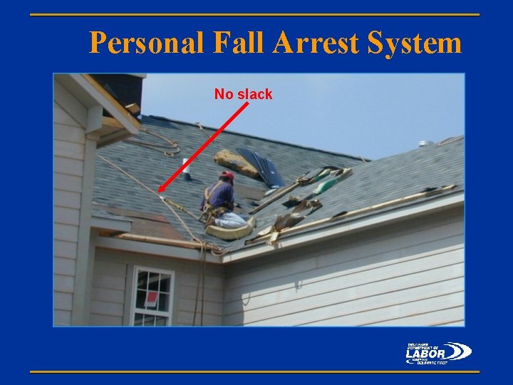 Personal Fall Arrest System No slack 