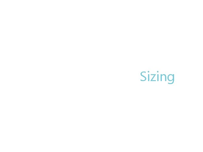 Sizing Sizing