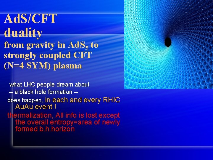 Ad. S/CFT duality from gravity in Ad. S 5 to strongly coupled CFT (N=4