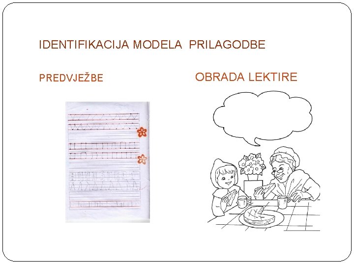 IDENTIFIKACIJA MODELA PRILAGODBE PREDVJEŽBE OBRADA LEKTIRE 