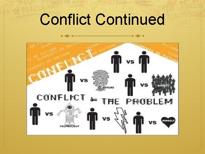 Conflict Continued 