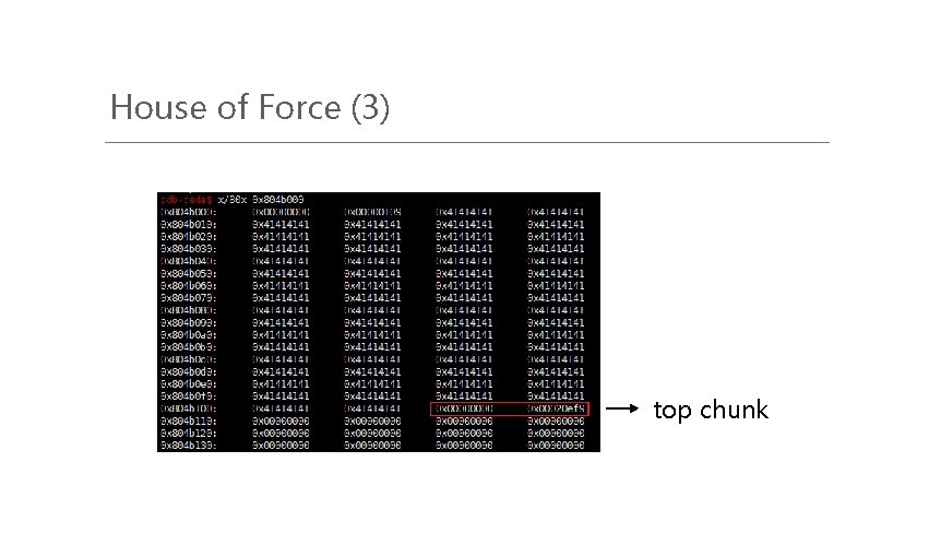 House of Force (3) top chunk 