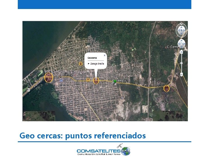Geo cercas: puntos referenciados 