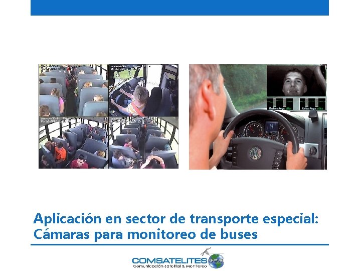 Aplicación en sector de transporte especial: Cámaras para monitoreo de buses 