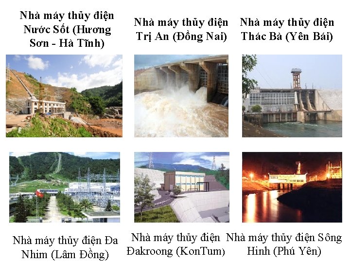 Nhà máy thủy điện Nước Sốt (Hương Sơn - Hà Tĩnh) Nhà máy thủy