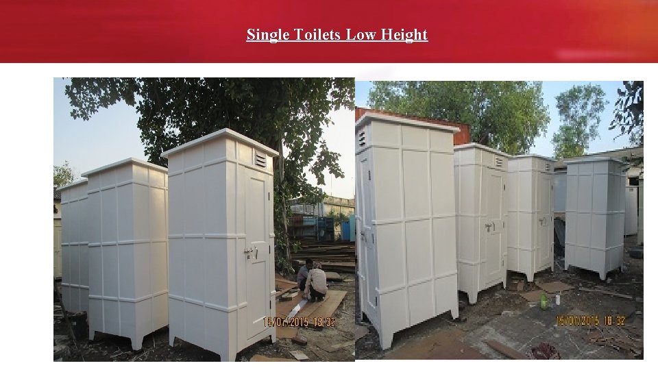 Single Toilets Low Height 