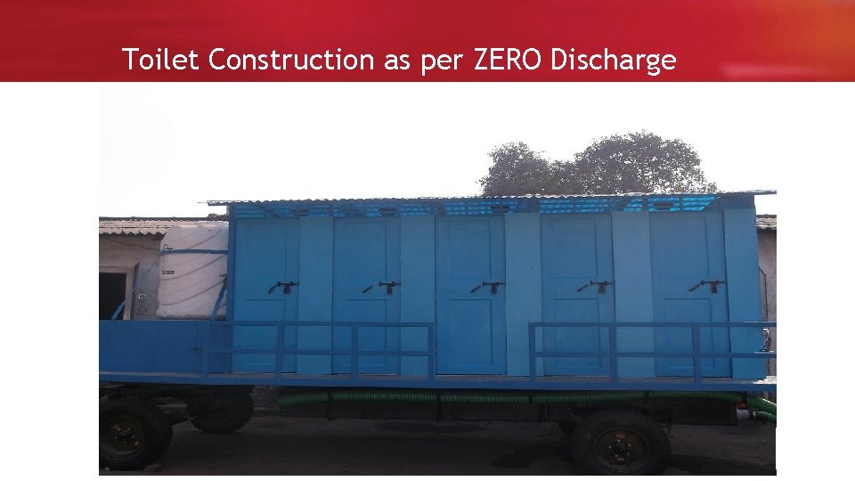 Toilet Construction as per ZERO Discharge 