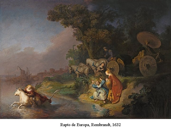 Rapto de Europa, Rembrandt, 1632 
