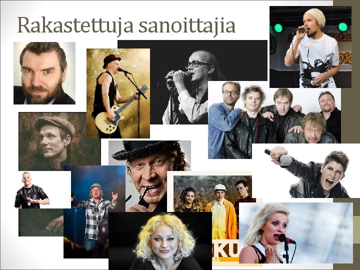 Rakastettuja sanoittajia 