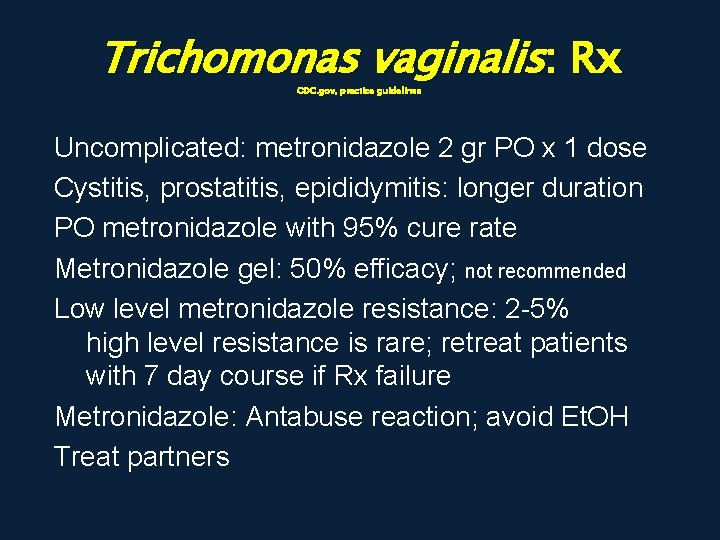 metronidazole for prostatitis)