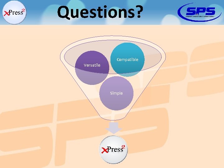 Questions? Versatile Compatible Simple 