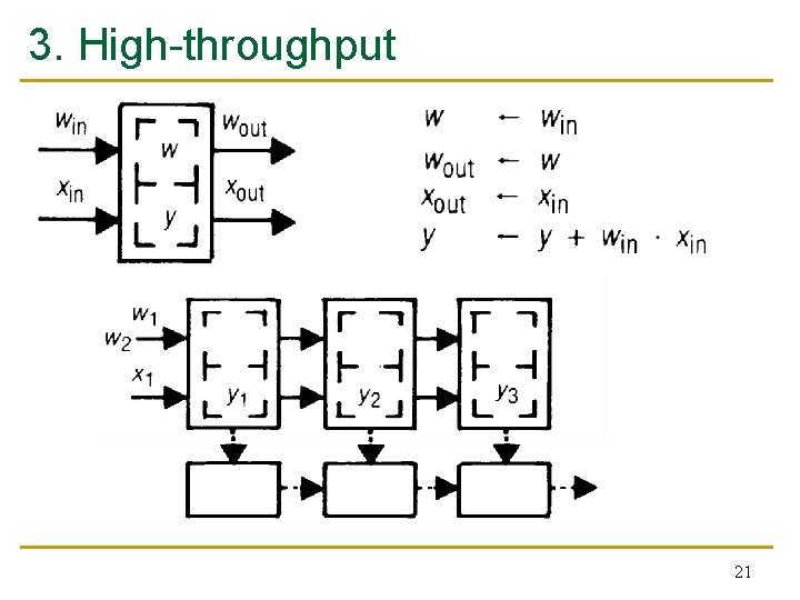 3. High-throughput 21 