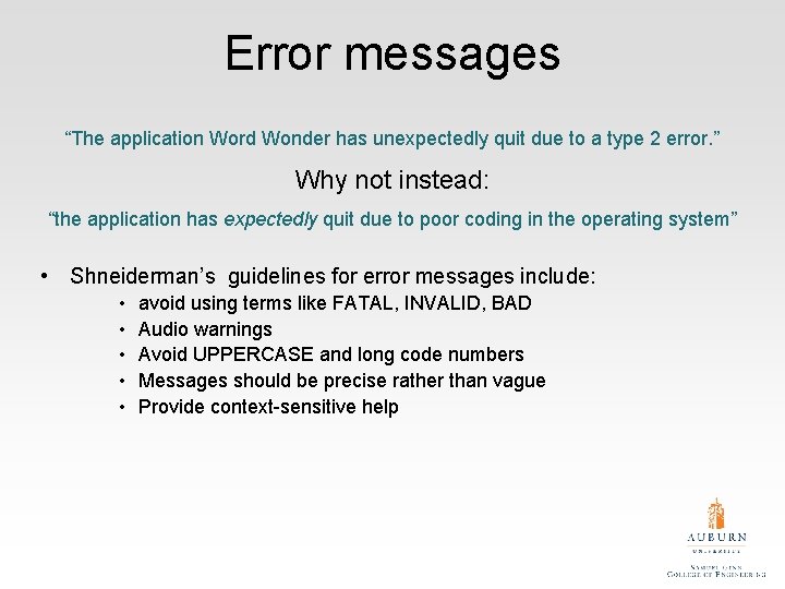 Error messages “The application Word Wonder has unexpectedly quit due to a type 2