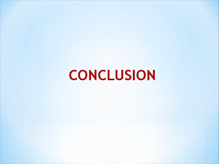 CONCLUSION 