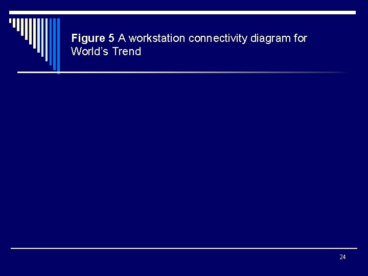 Figure 5 A workstation connectivity diagram for World’s Trend 24 