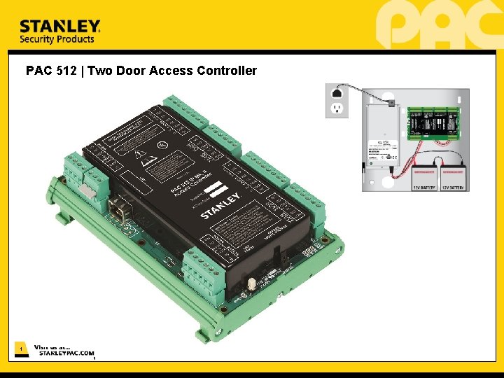 PAC 512 | Two Door Access Controller 1 1 