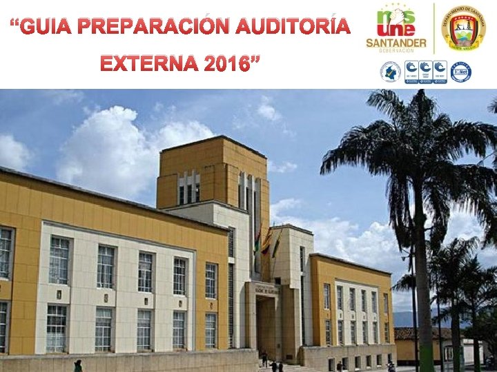 “GUIA PREPARACIÓN AUDITORÍA EXTERNA 2016” “GUIA PREPARACIÓN AUDITORÍA EXTERNA 2016”