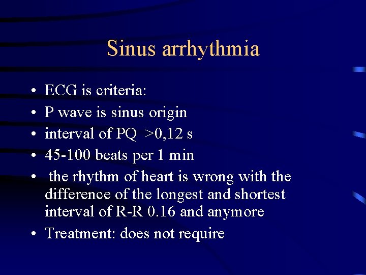 Arrhythmias Of Heart Department Of Propedeutic Of Internal