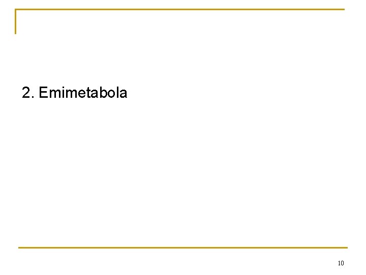 2. Emimetabola 10 