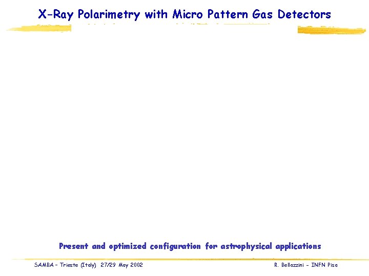 X-Ray Polarimetry with Micro Pattern Gas Detectors Present and optimized configuration for astrophysical applications