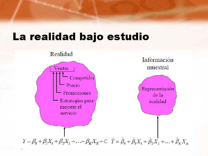 La realidad bajo estudio 