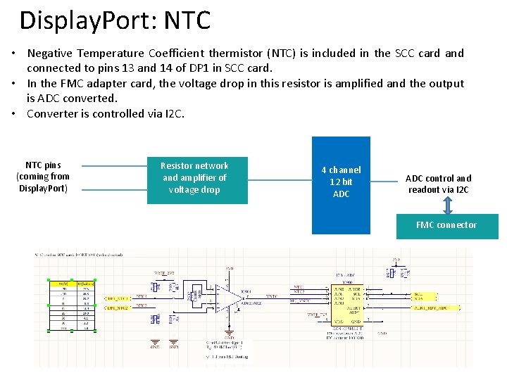 Display. Port: NTC • Negative Temperature Coefficient thermistor (NTC) is included in the SCC