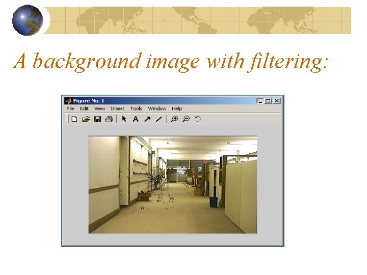 A background image with filtering: 
