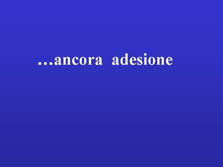 …ancora adesione 