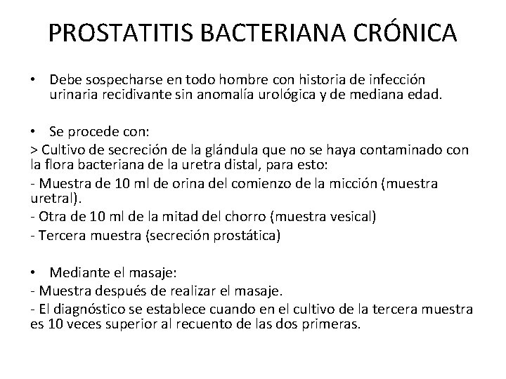 Prostatitis és poliuria)