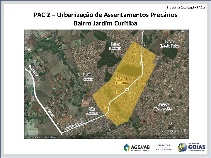 Programa Casa Legal – PAC 2 – Urbanização de Assentamentos Precários Bairro Jardim Curitiba