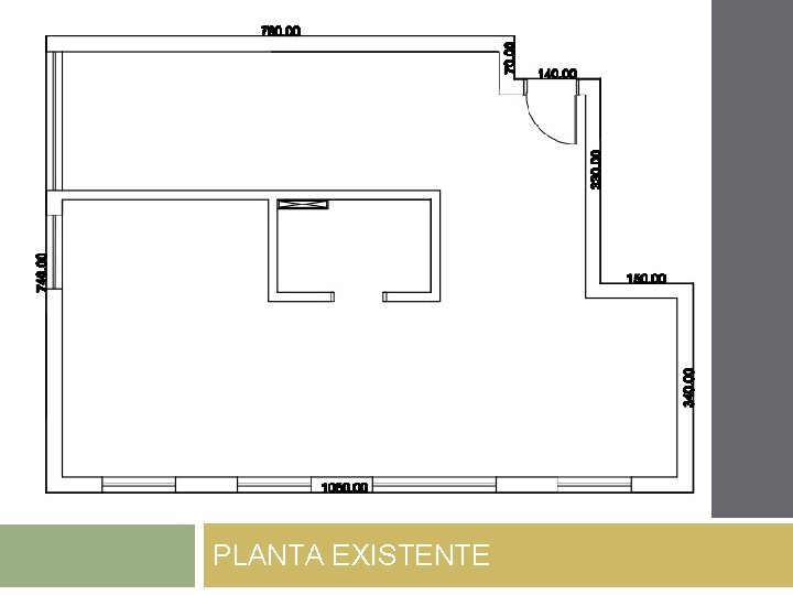 PLANTA EXISTENTE 