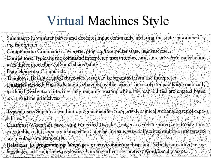 Virtual Machines Style 