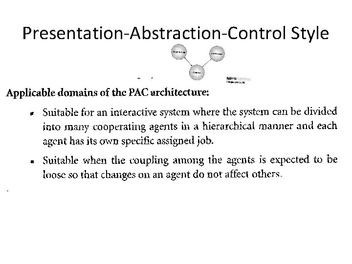 Presentation-Abstraction-Control Style 