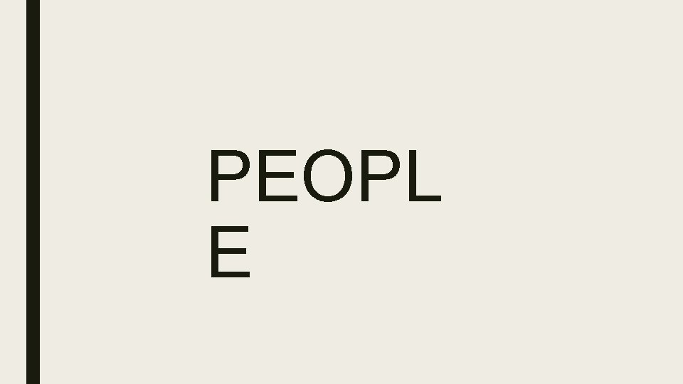 PEOPL E 