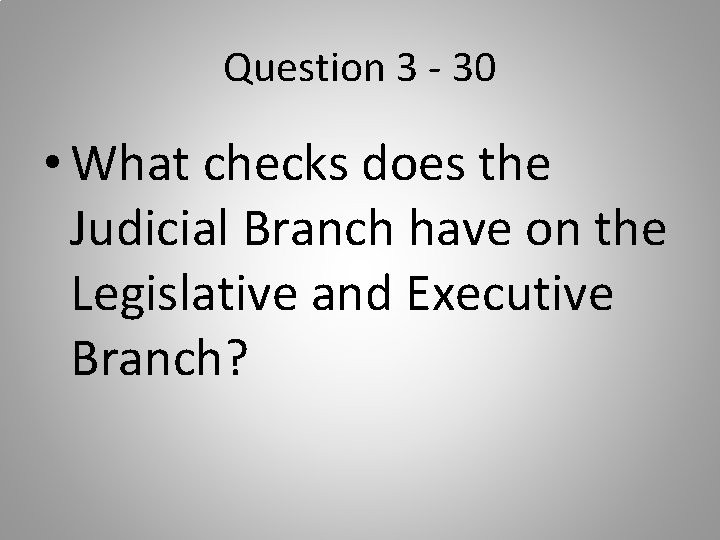 Facts About The Judicial Branch 2025