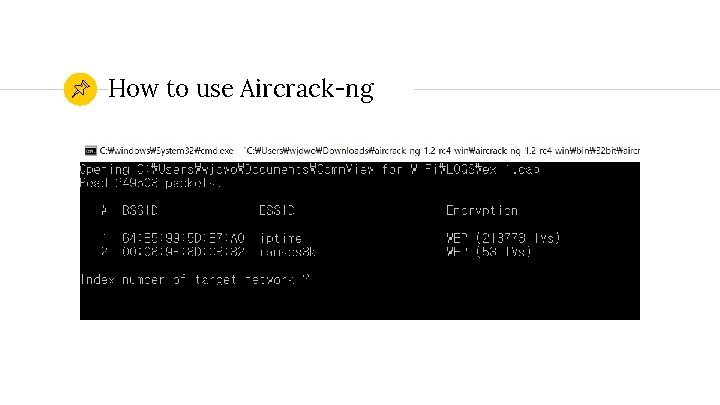 How to use Aircrack-ng 