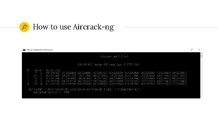How to use Aircrack-ng 