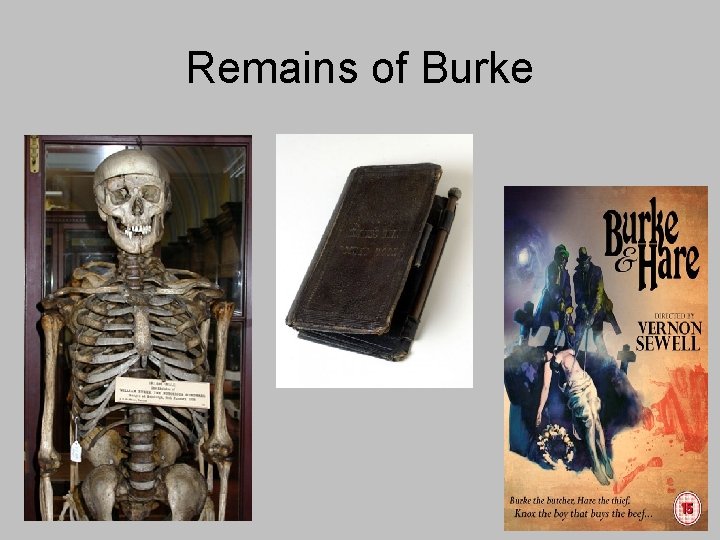 Remains of Burke 