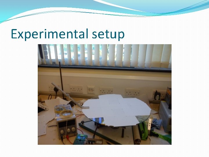 Experimental setup 