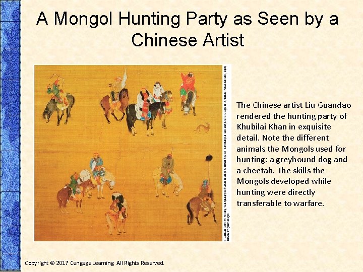 A Mongol Hunting Party as Seen by a Chinese Artist The Chinese artist Liu