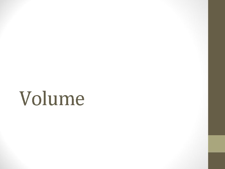 Volume 