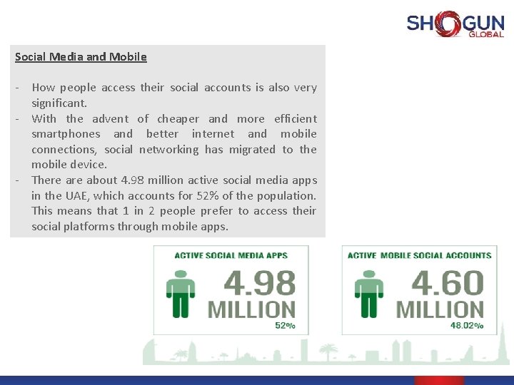 Social Media and Mobile - How people access their social accounts is also very