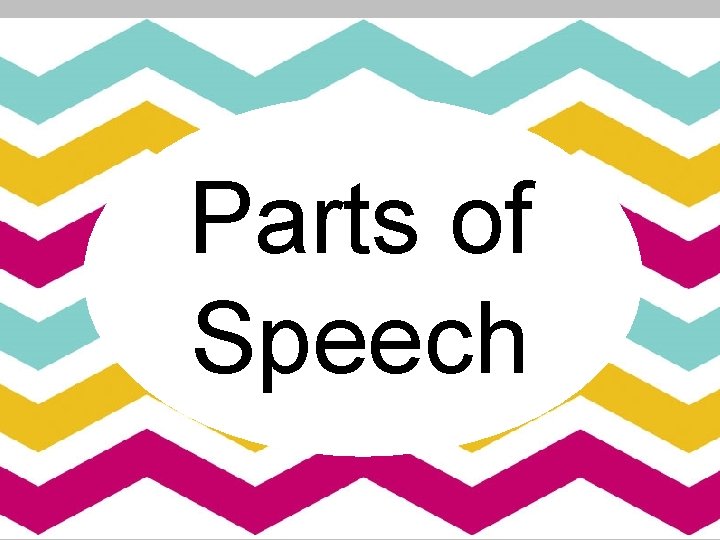 Parts of Speech 