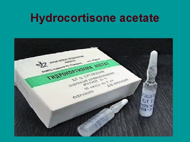 Hydrocortisone acetate 