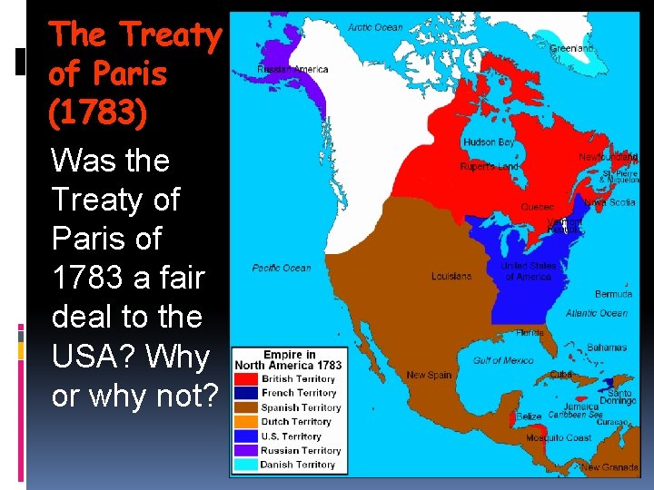 The Treaty of Paris (1783) Was the Treaty of Paris of 1783 a fair