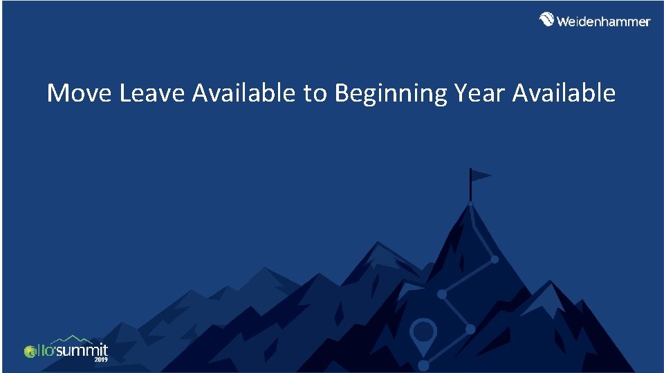 Move Leave Available to Beginning Year Available 