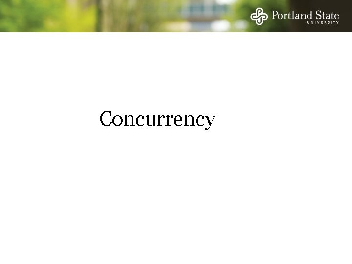 Concurrency 