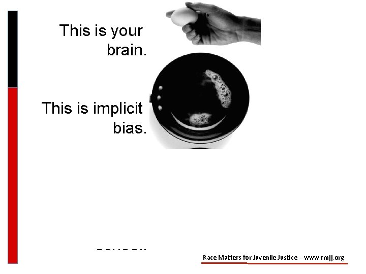 This is your brain. This is implicit bias. This is your brain after law