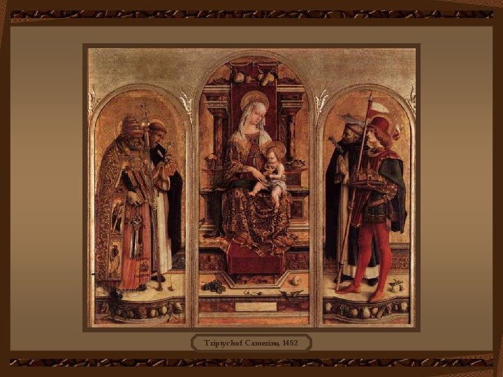 Triptych of Camerino, 1482 