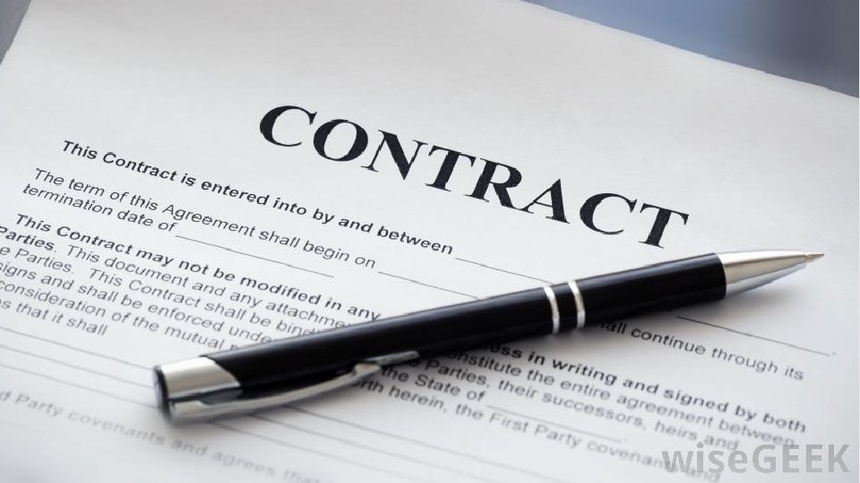 Transfer of Property By Contract 
